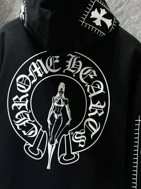 chrome hearts sweatshirt manches longues pour unisexe s_1242a604